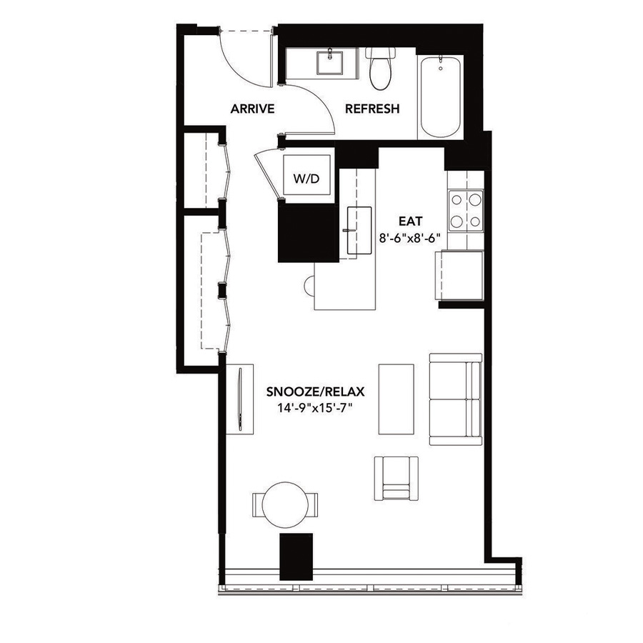 Unit 1313 floor plan