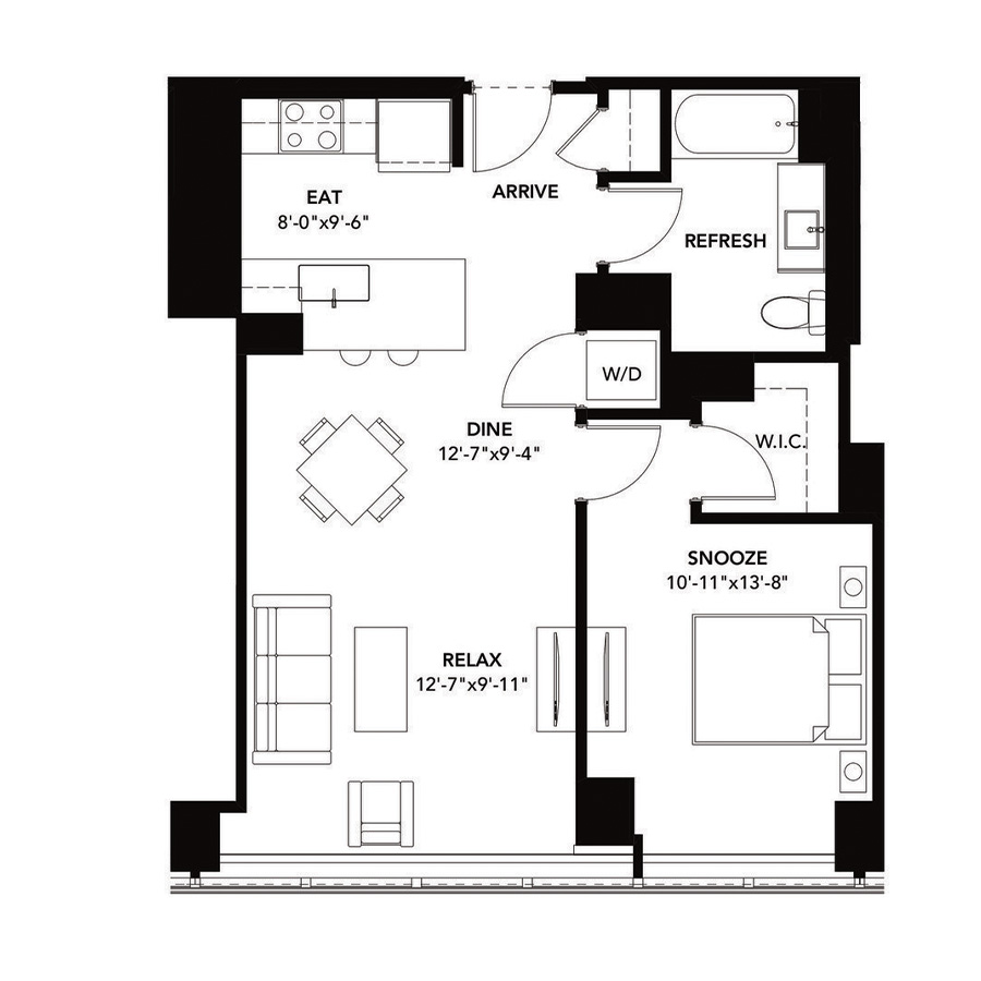 Unit 2907 floor plan