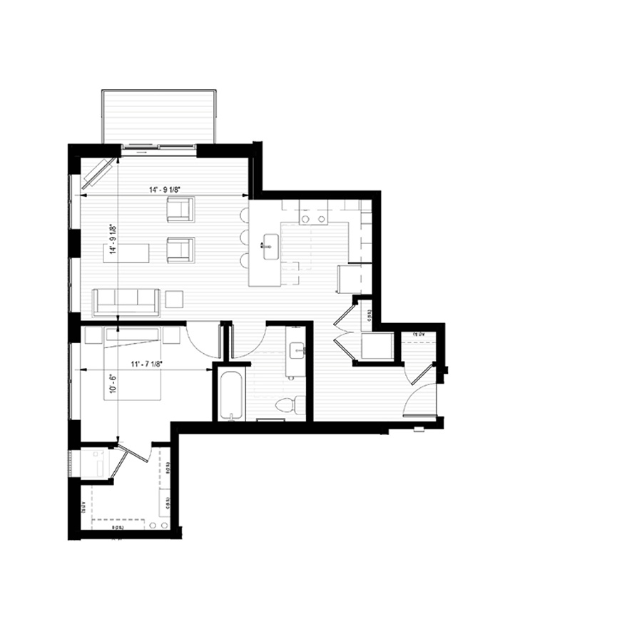 S floor plan
