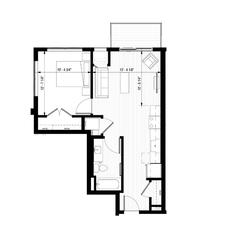 A floor plan