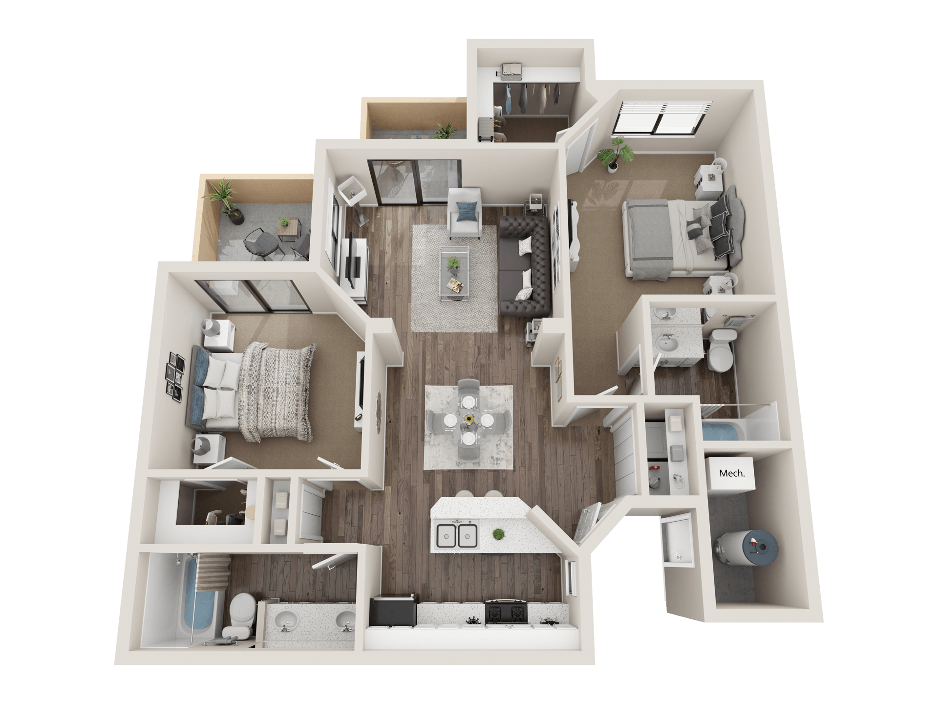 B2 floor plan