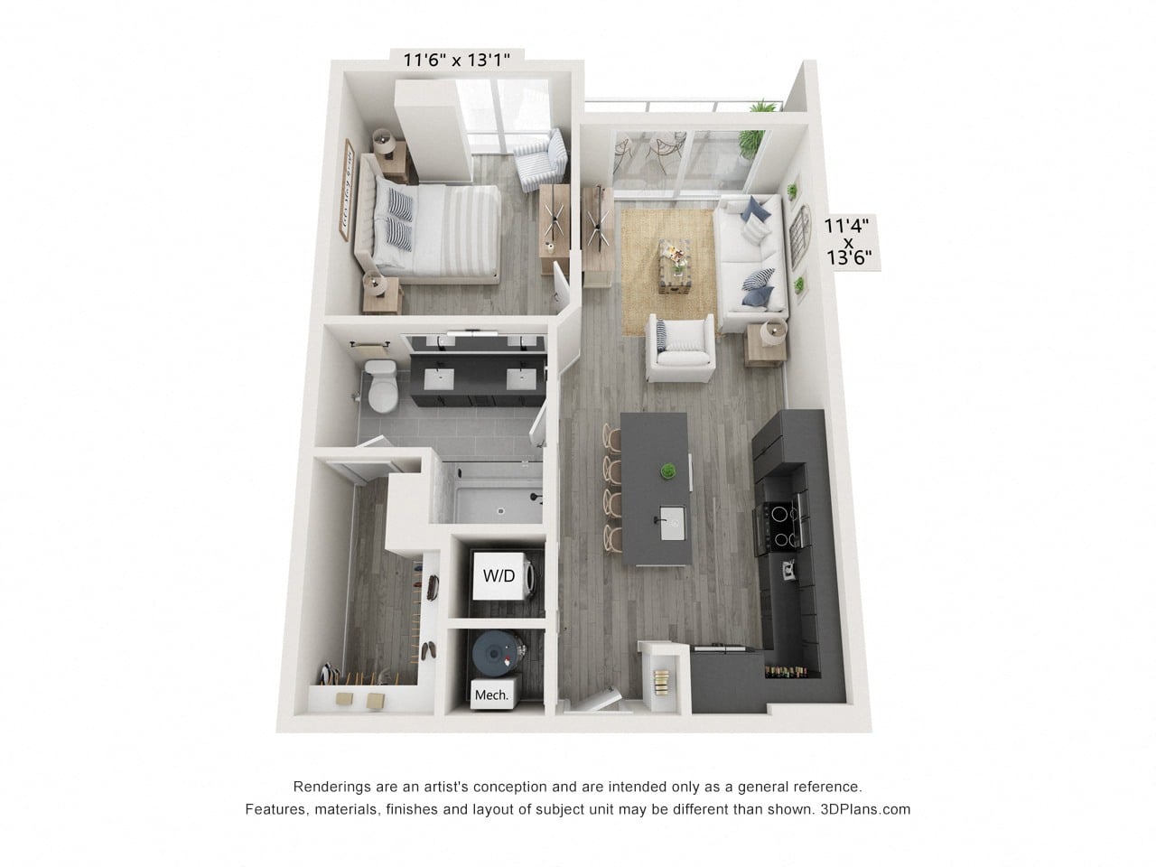 A1 floor plan
