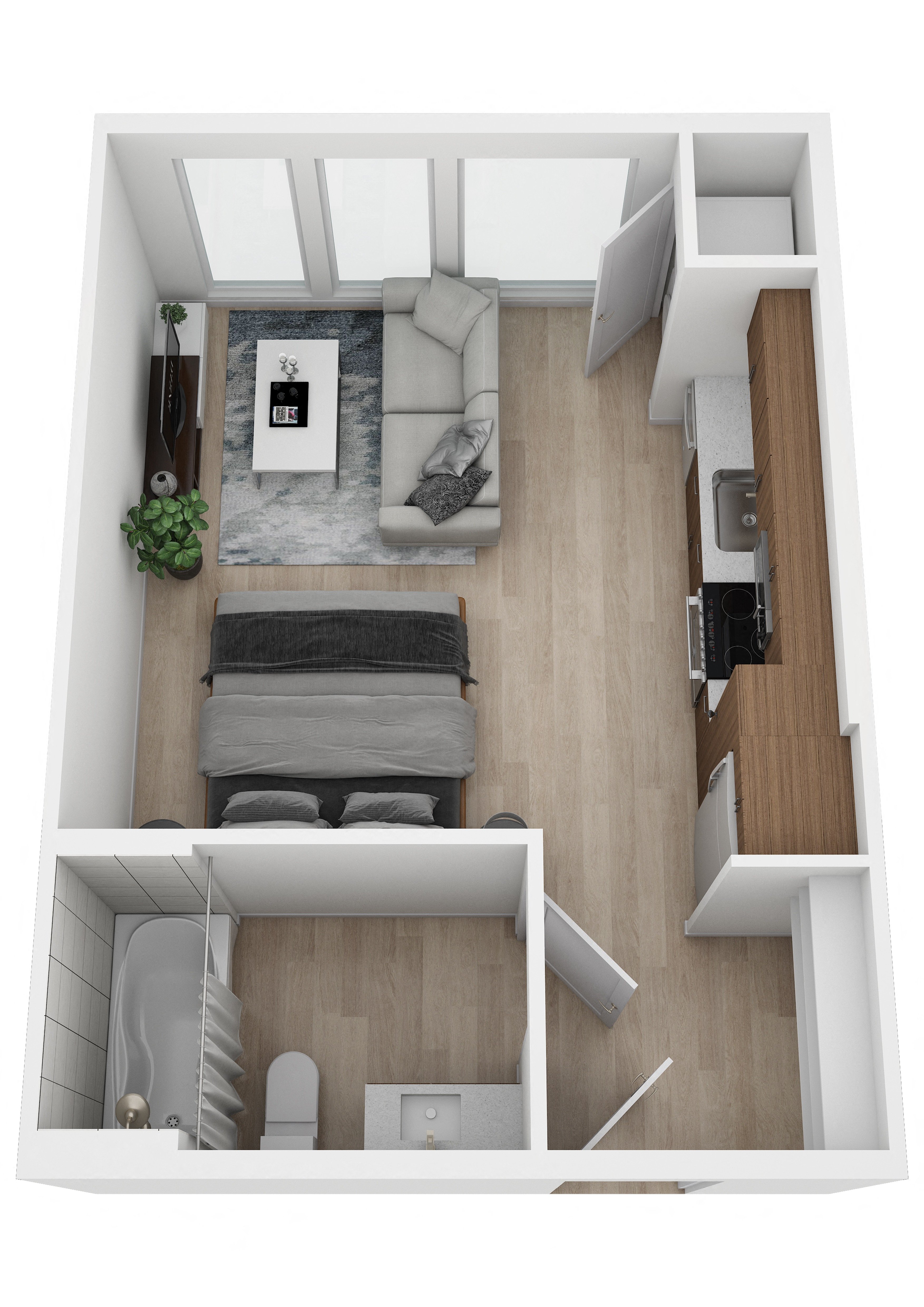 E1 floor plan