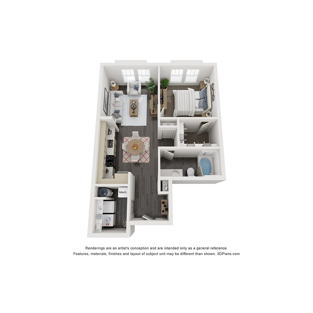 A1 floor plan