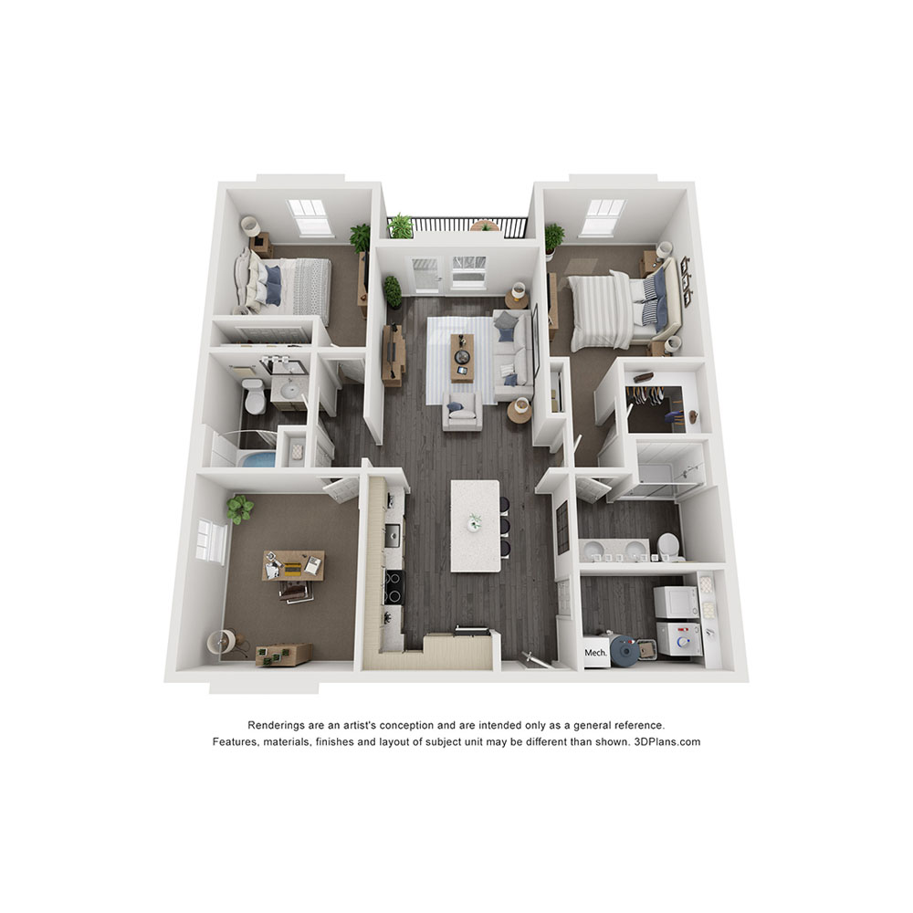 B2D floor plan