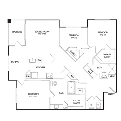 Meadow HC floor plan