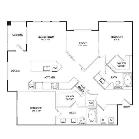Magnolia II floor plan