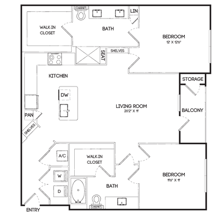 Willow floor plan