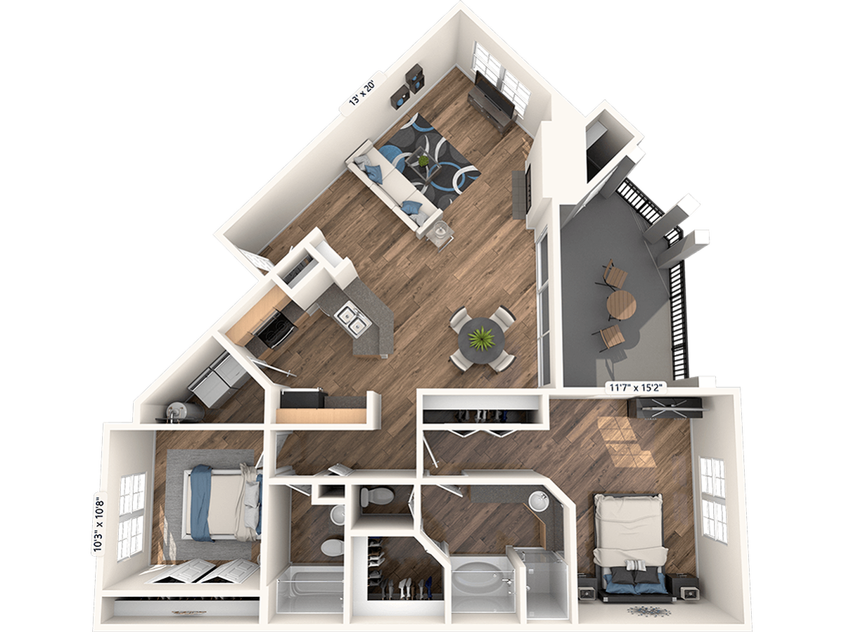 Milano floor plan