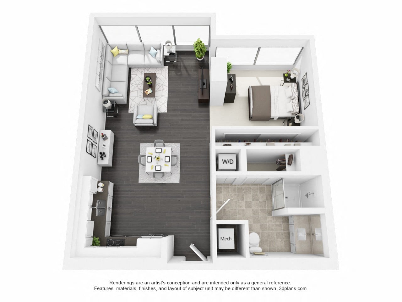 E1 floor plan