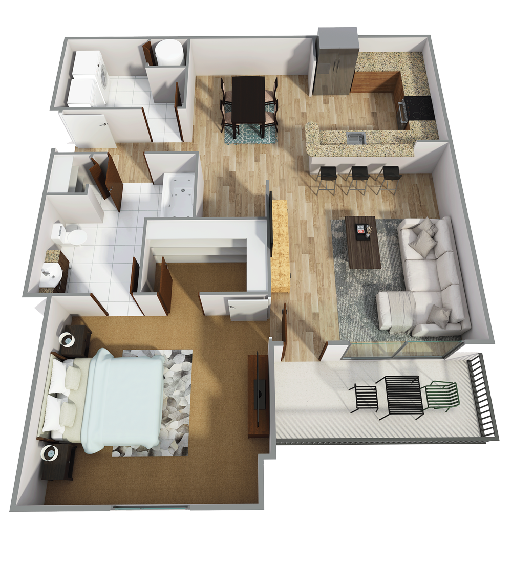 Barcelona floor plan
