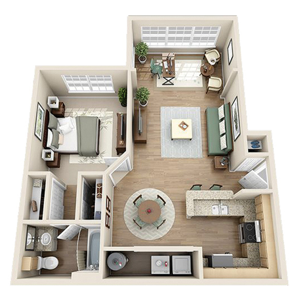 The South Park W/Solarium floor plan