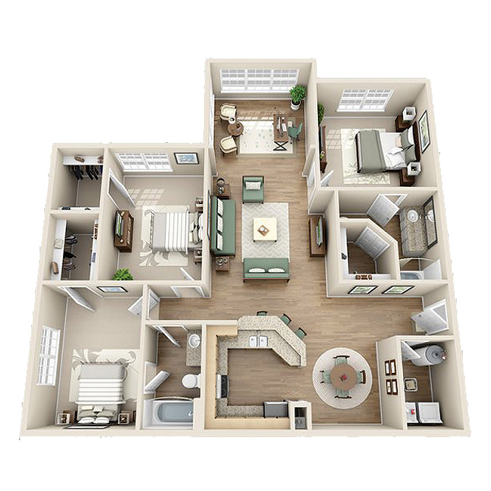 The Ballantyne W/Solarium floor plan