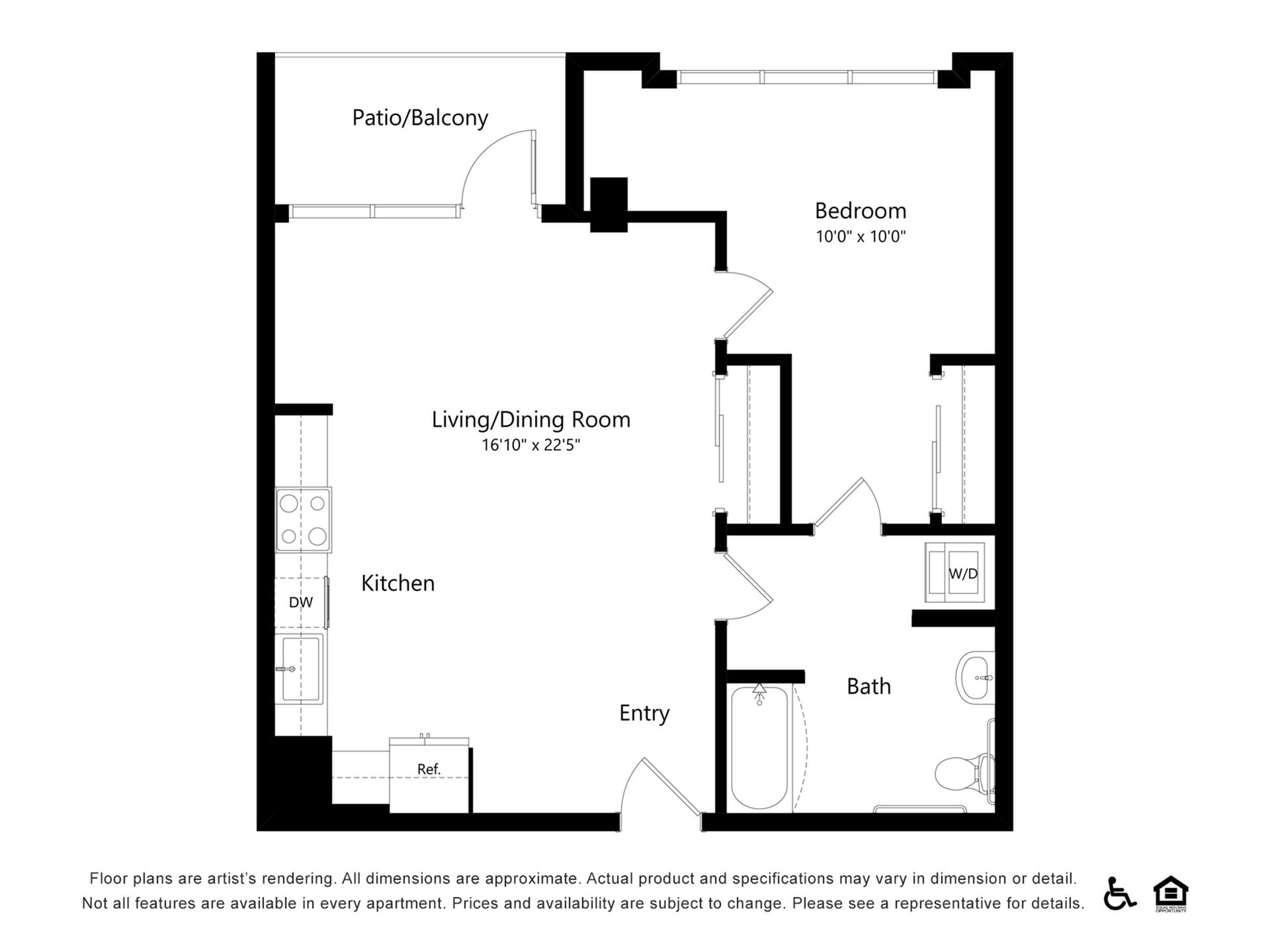 E1 floor plan