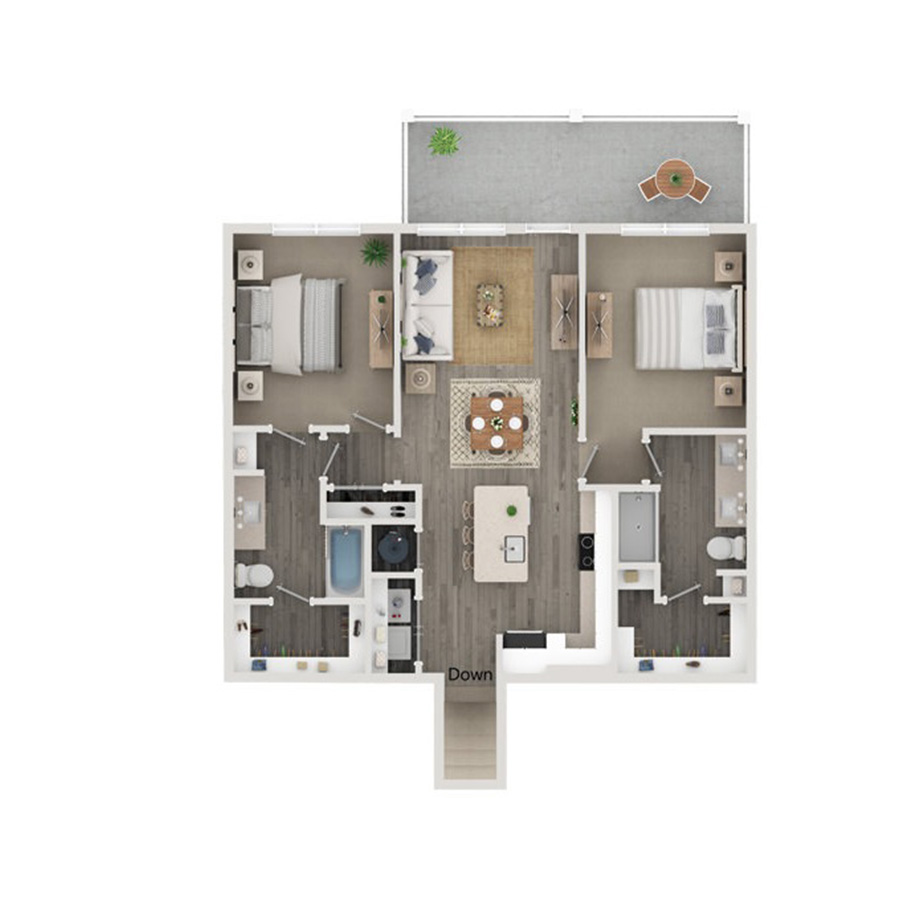 B2 floor plan