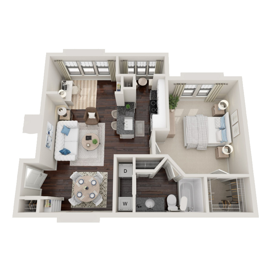 A2 floor plan