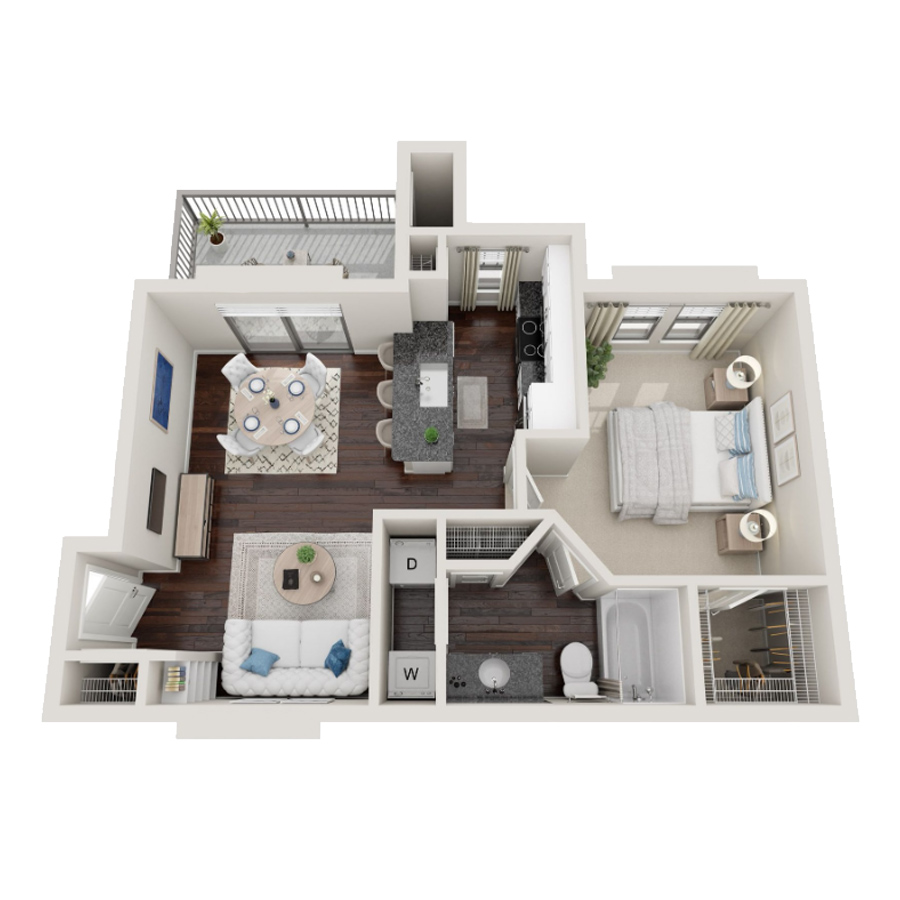 A1 floor plan