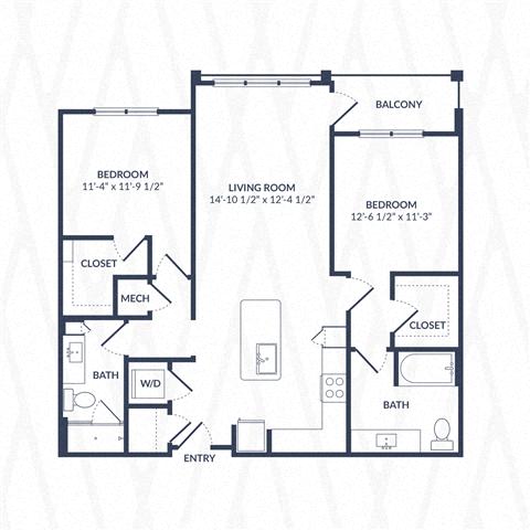 B1B floor plan