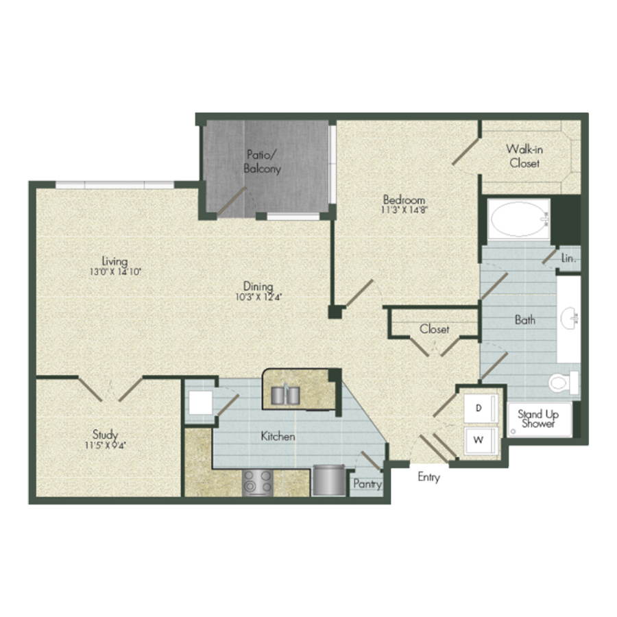 A6 floor plan