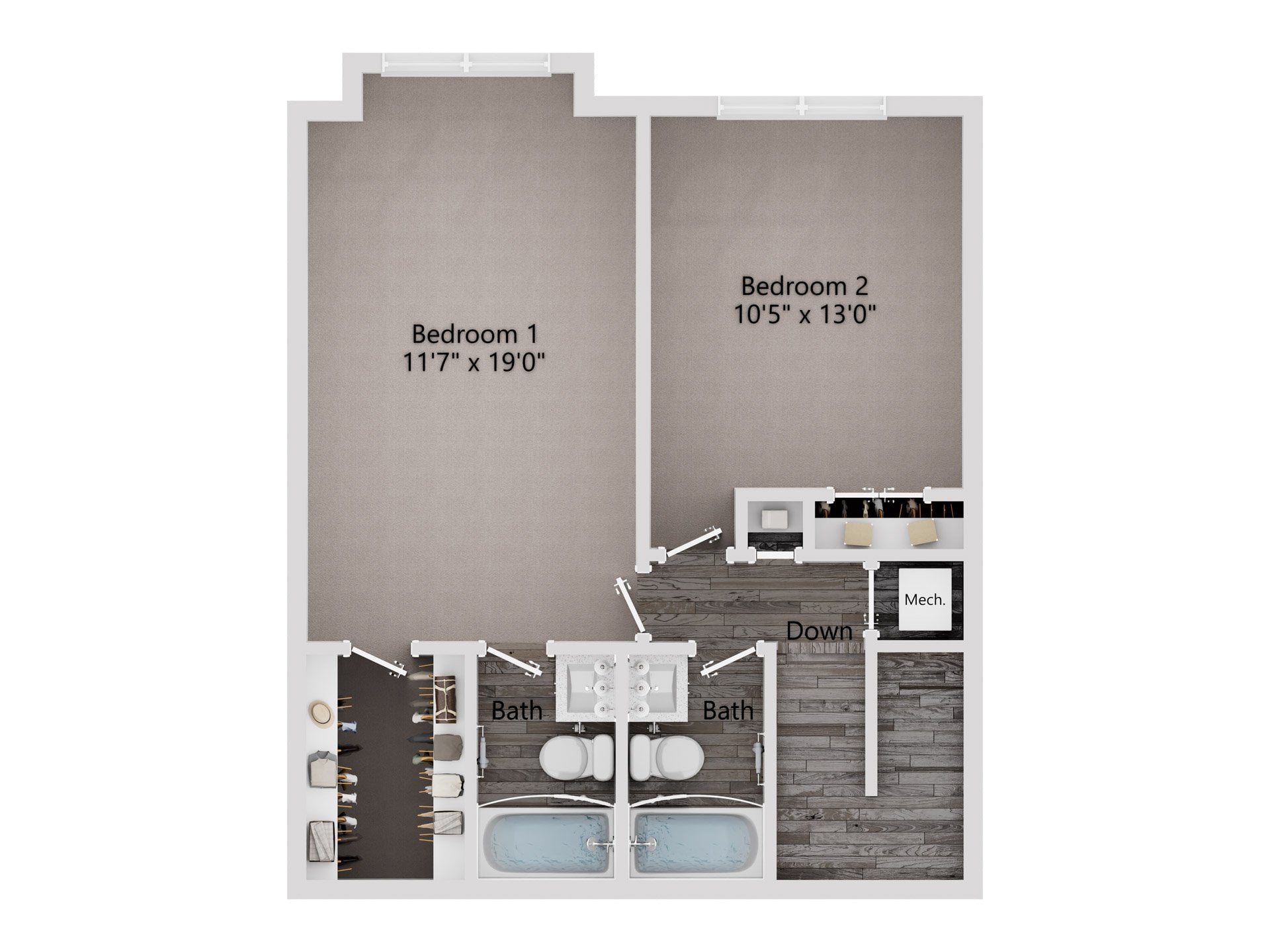 Wyndemere (2/2) floor plan