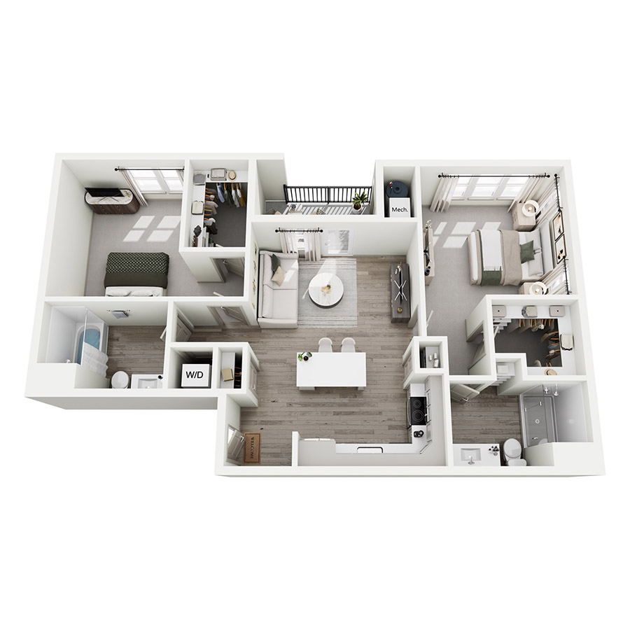 Pine floor plan