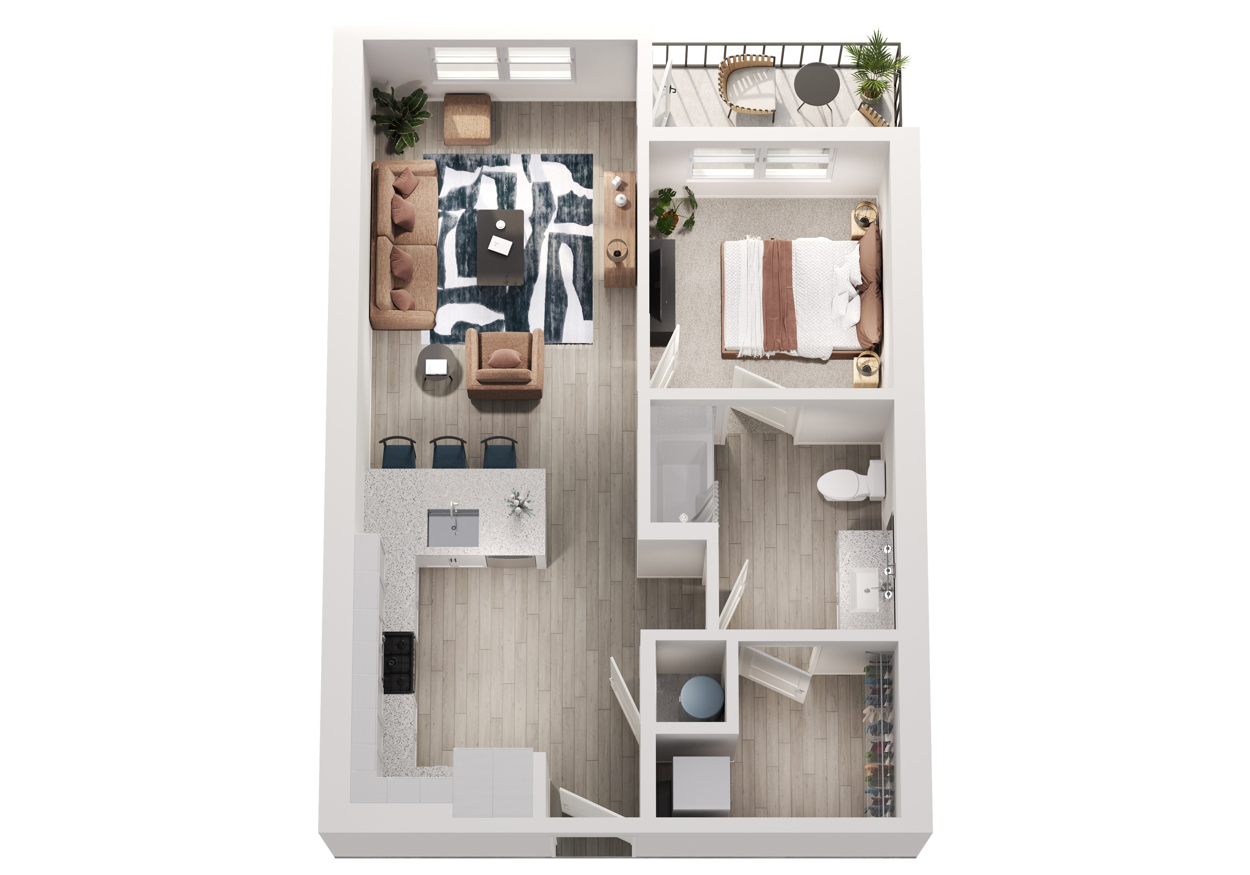 1 Bedroom Apartment – 1104 Avondale Ave SE #1141, Atlanta, Georgia