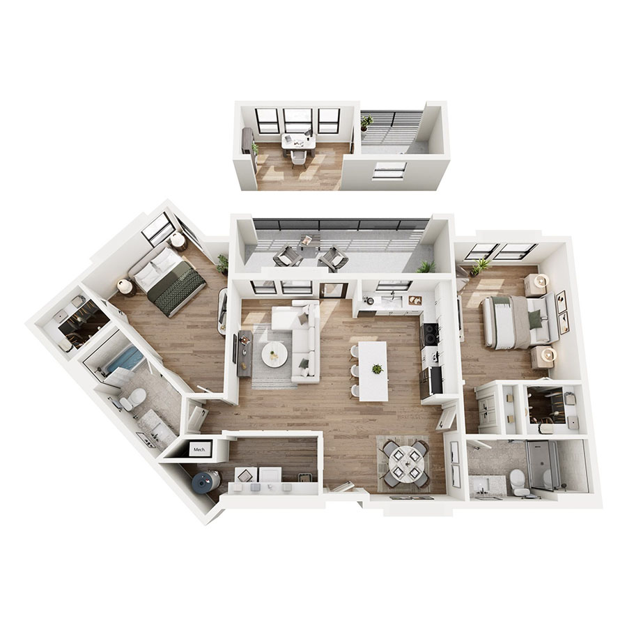 B4 floor plan