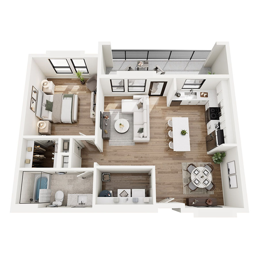 A1 floor plan