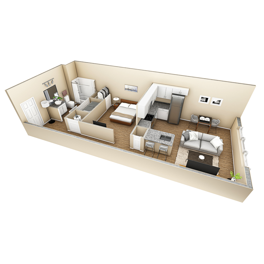 Studio Haven Overlook floor plan