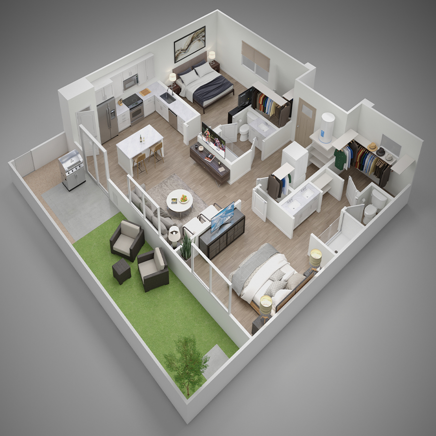 Elevate floor plan