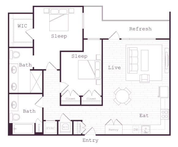 INK Rex floor plan