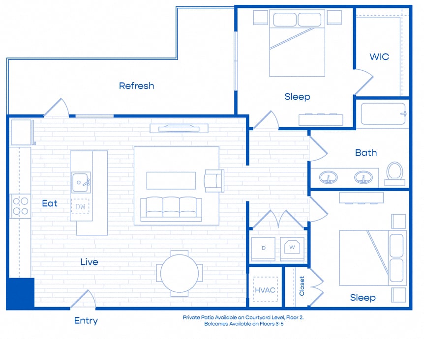 VIV Huck floor plan