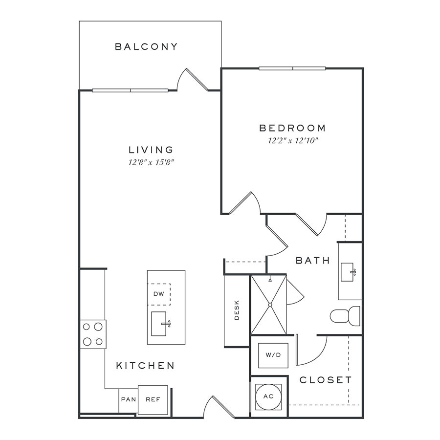 A2 floor plan