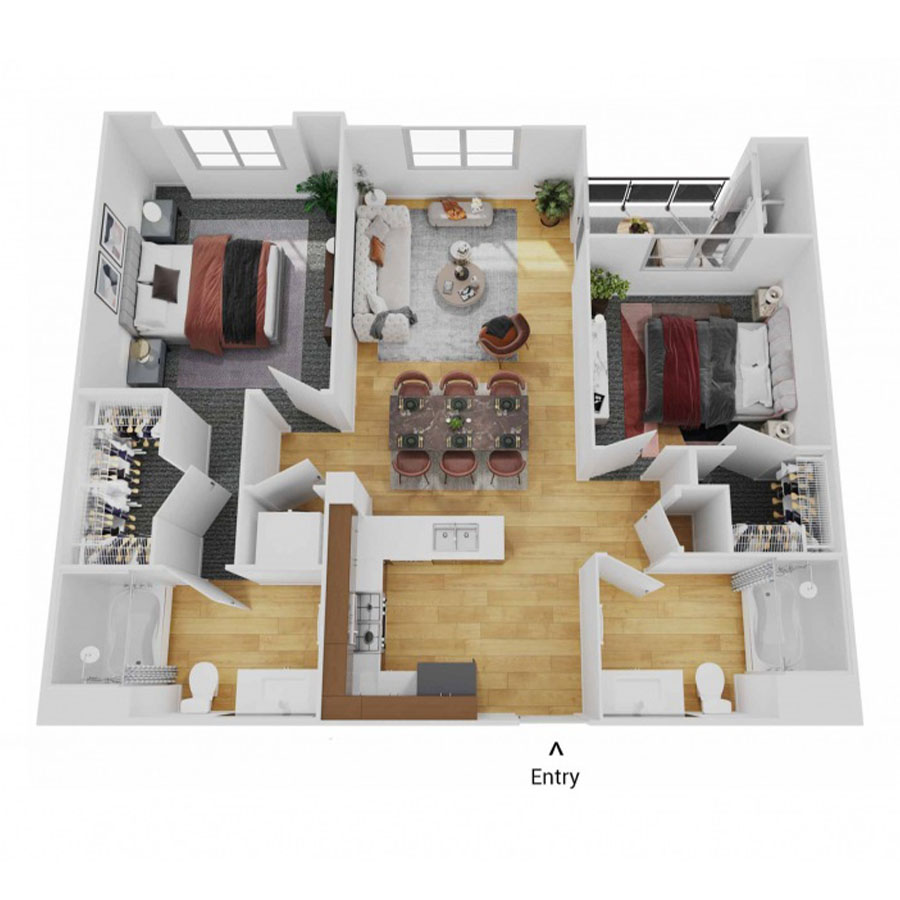 B2 floor plan