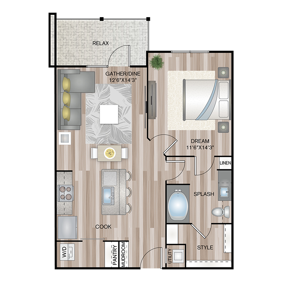 A2 floor plan