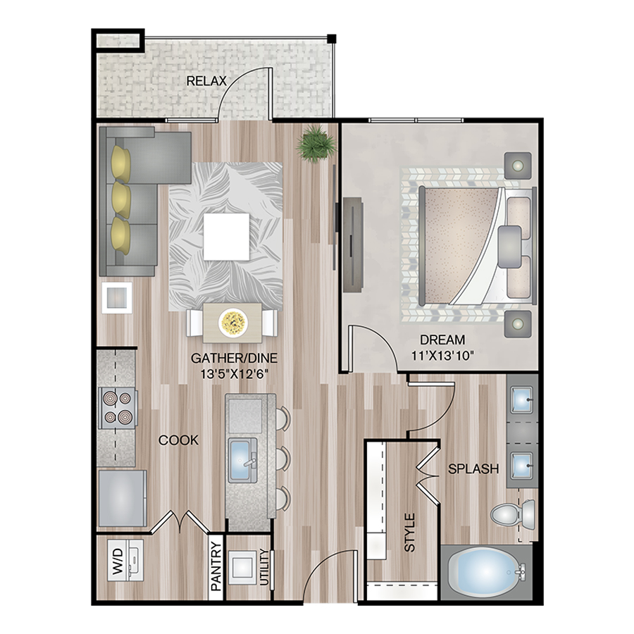 A1 floor plan
