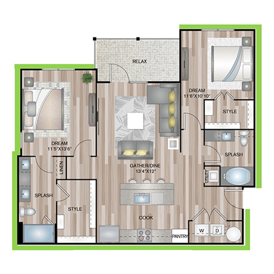 B2P8 floor plan