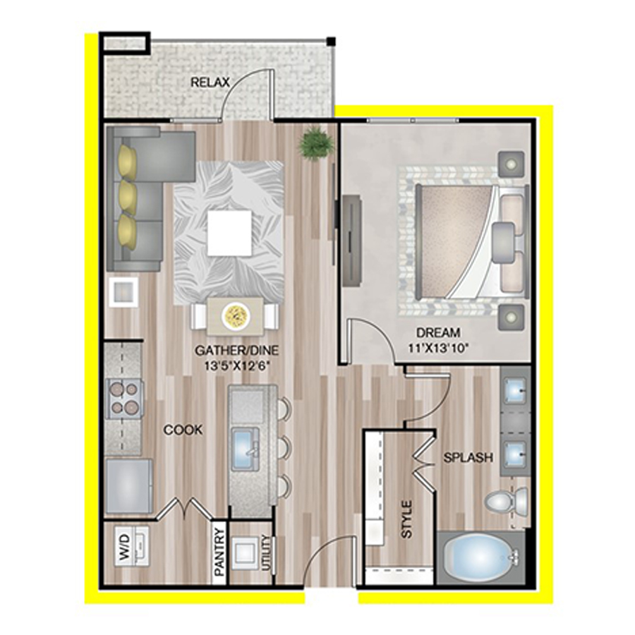 A1P6 floor plan