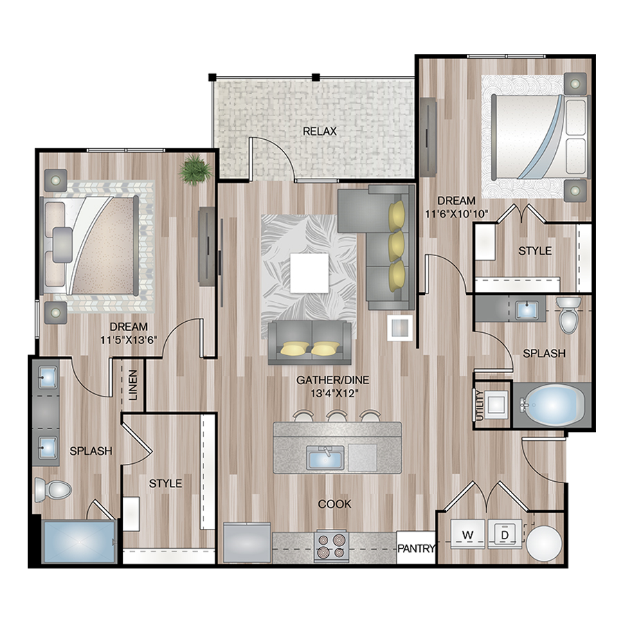 B2 floor plan