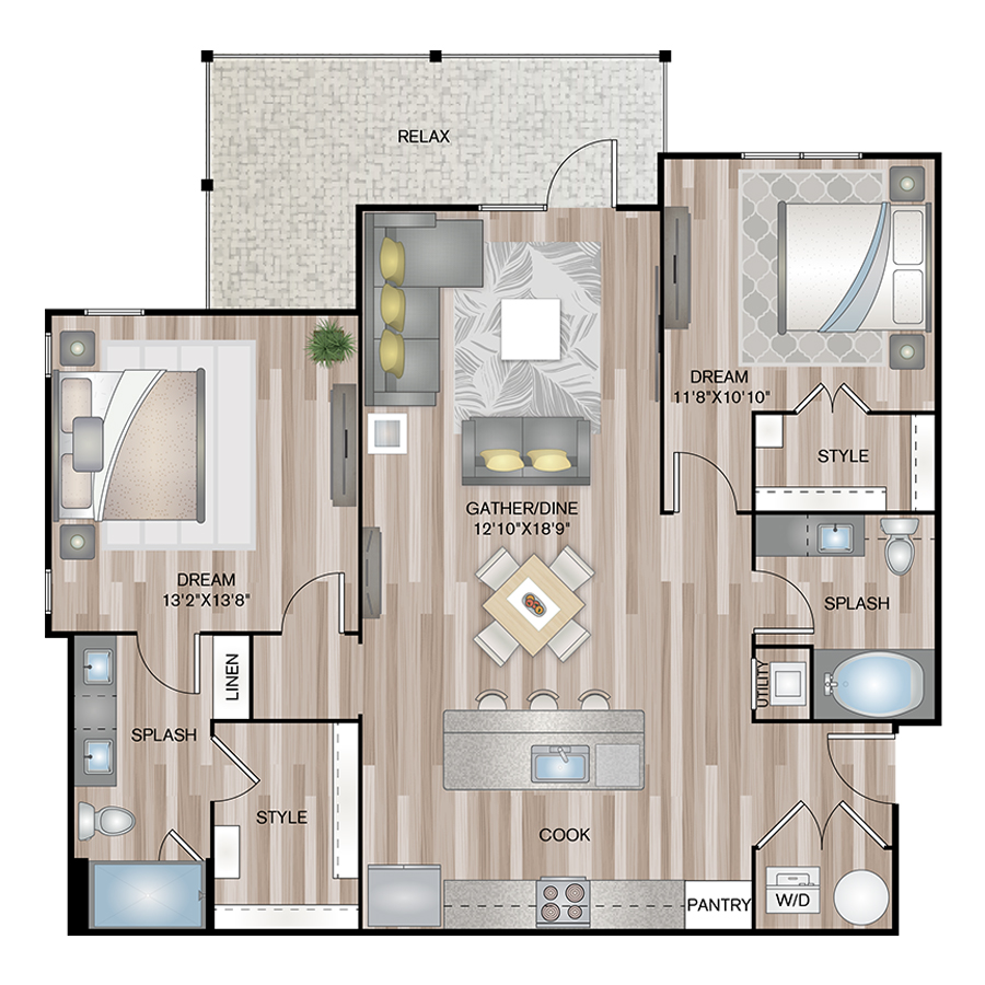 B4 floor plan