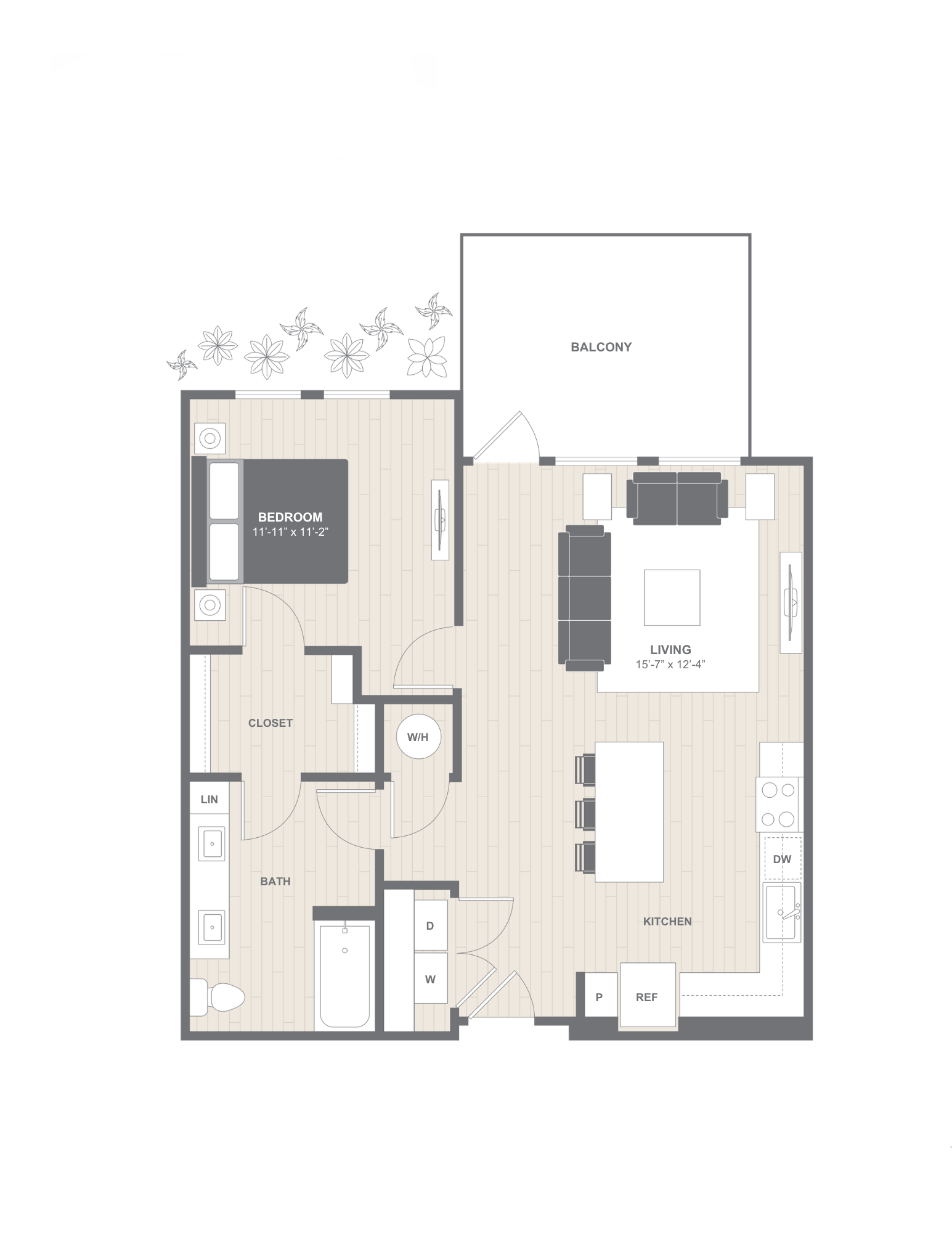 B2A floor plan