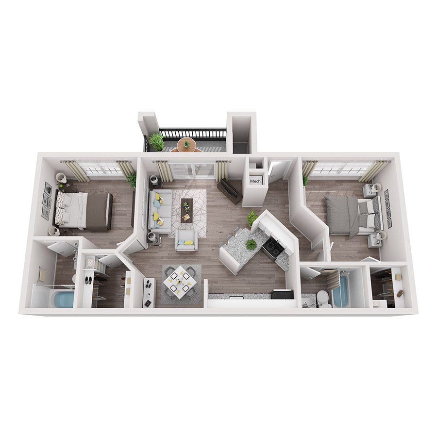 B1R floor plan