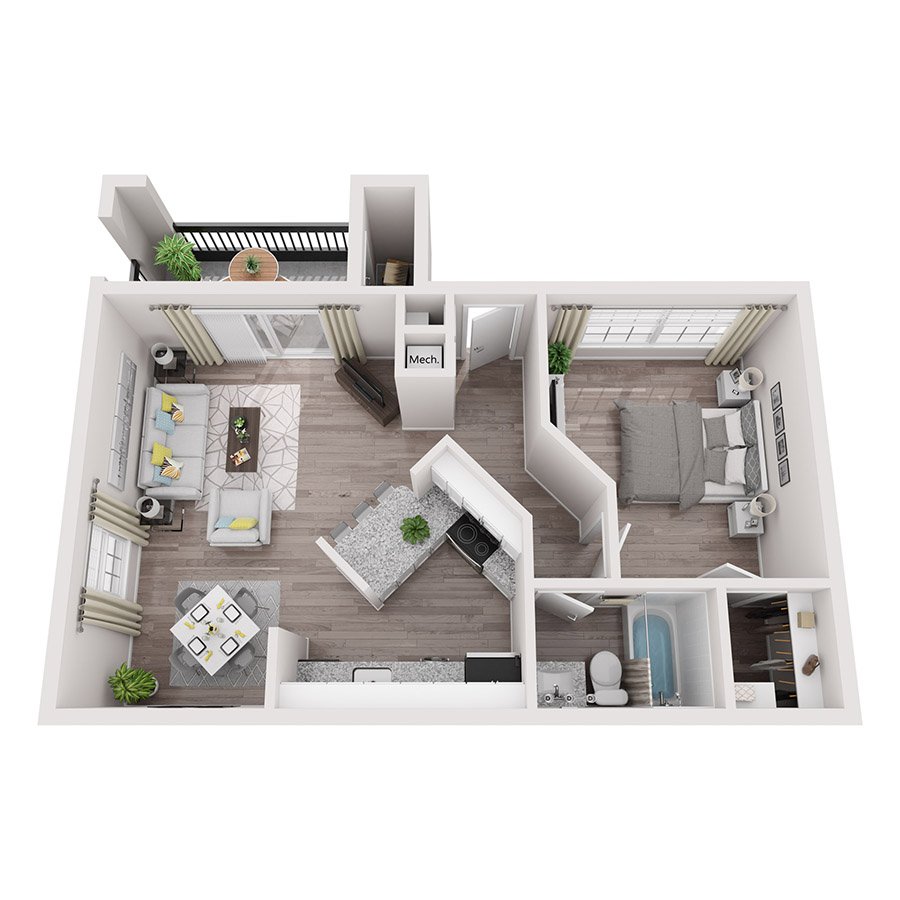 A1 floor plan