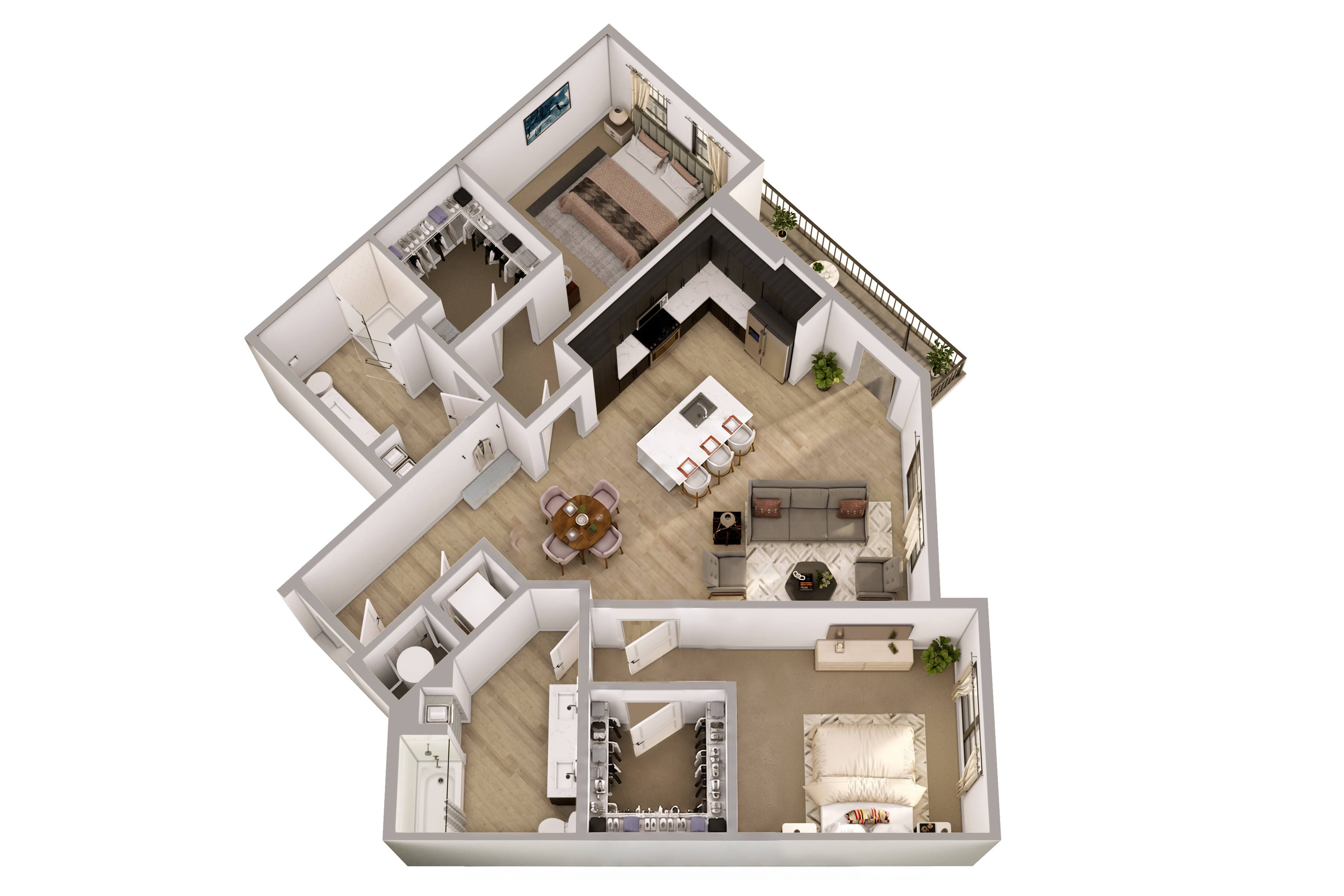 B4 floor plan