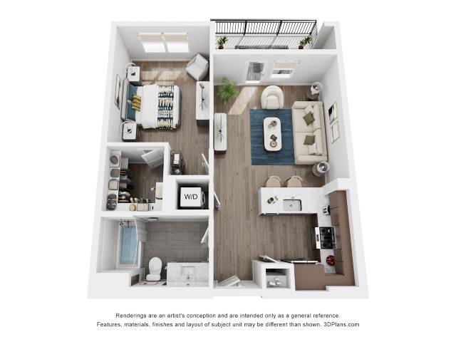 1C floor plan