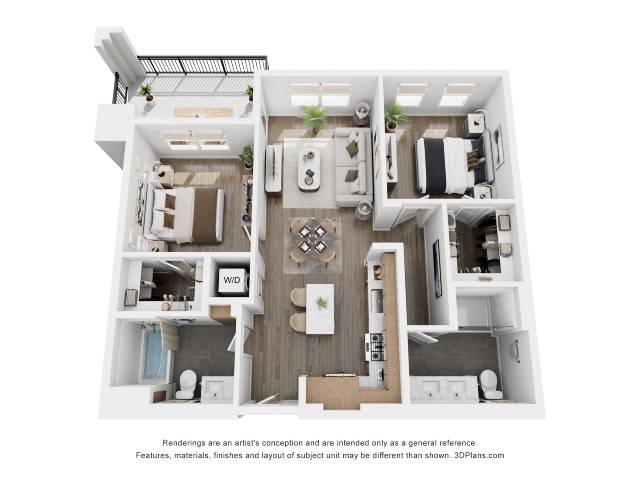 2B floor plan