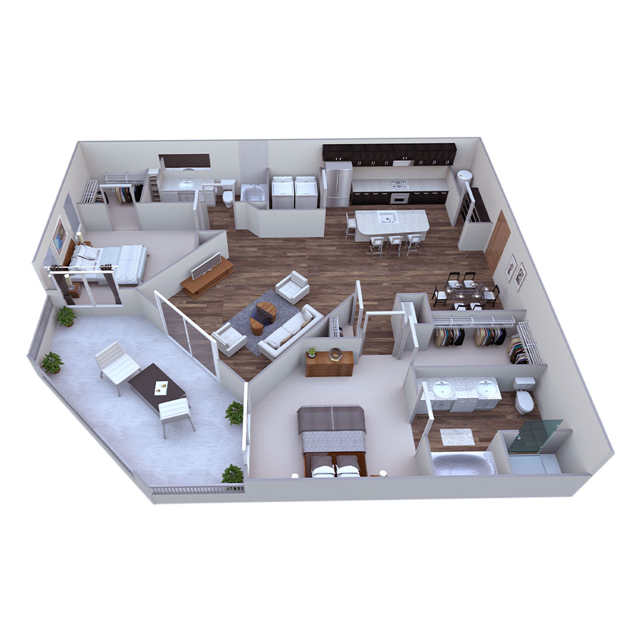 B2a floor plan