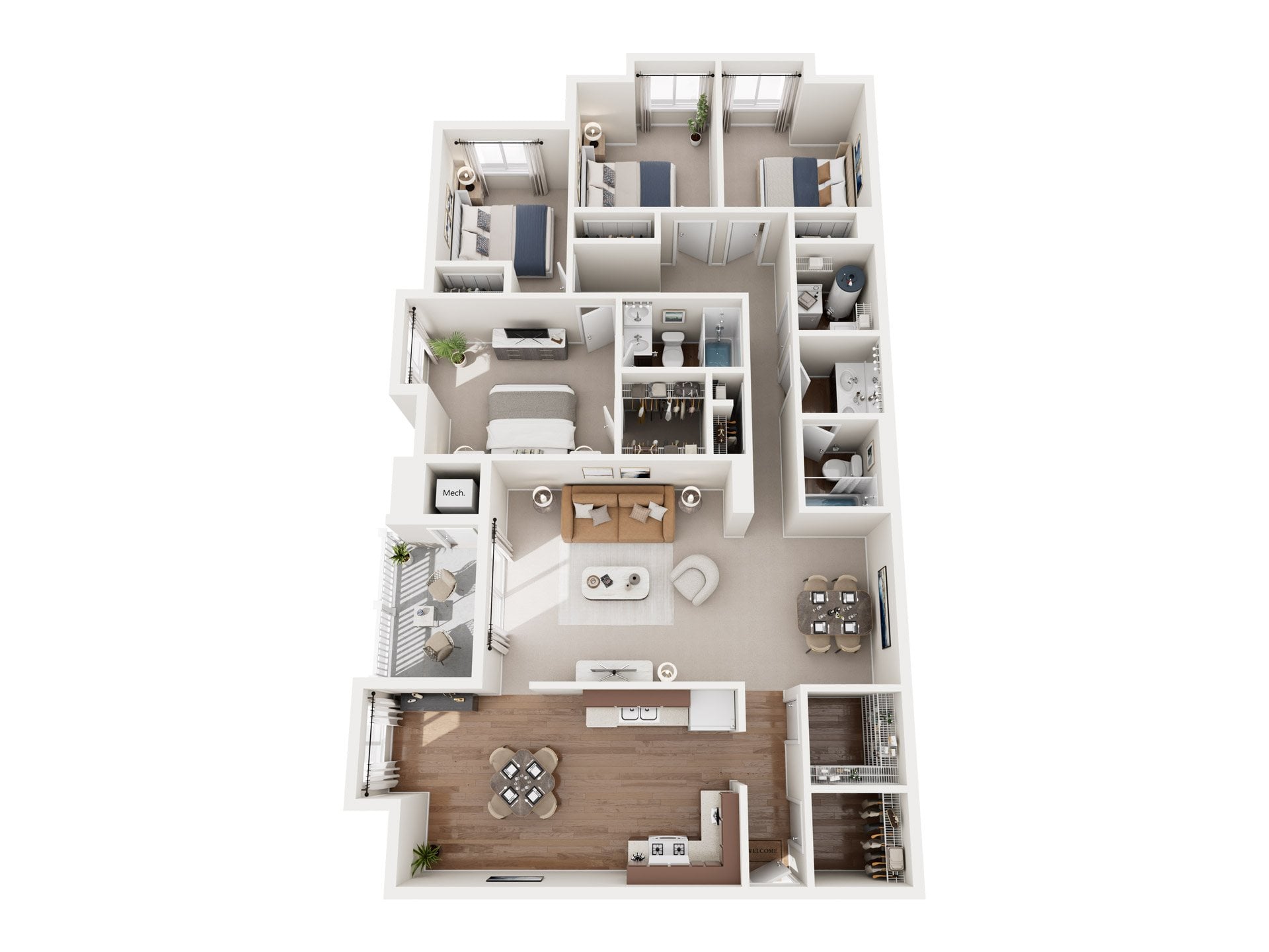 4x2 Large - Silver floor plan