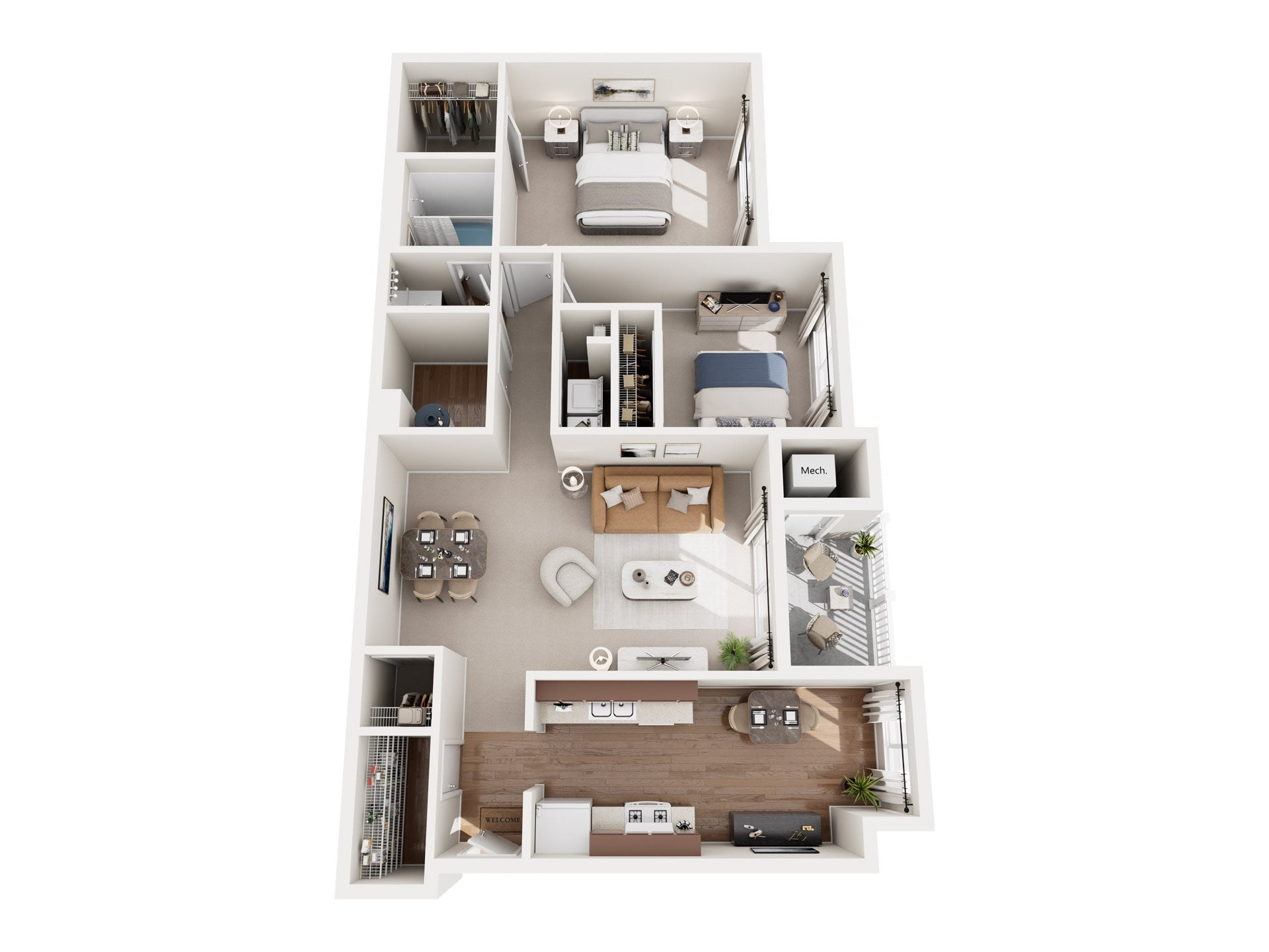 2x1 - Silver floor plan