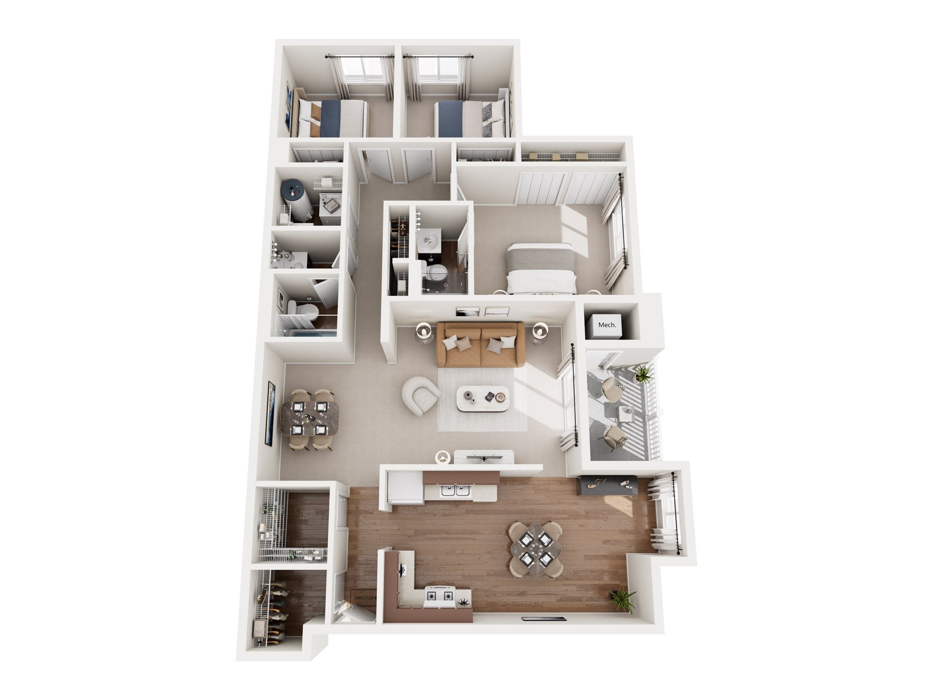 3x2 - Gold floor plan